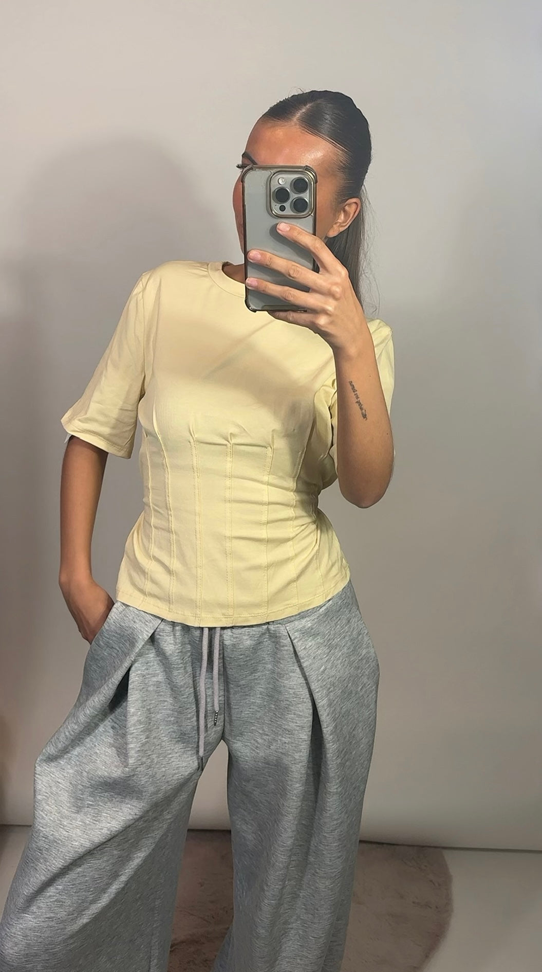 Snatch tee - yellow