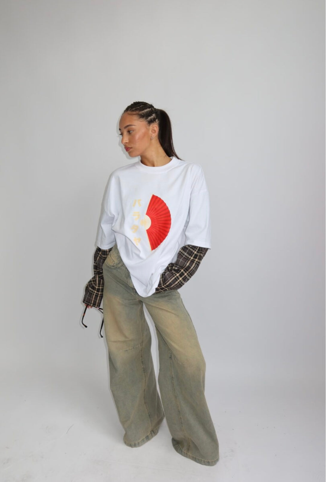 PRIORITY – TOKYO COLLECTION AW25 – OVERSIZED BLOUSE LONGSLEEVE – WHITE