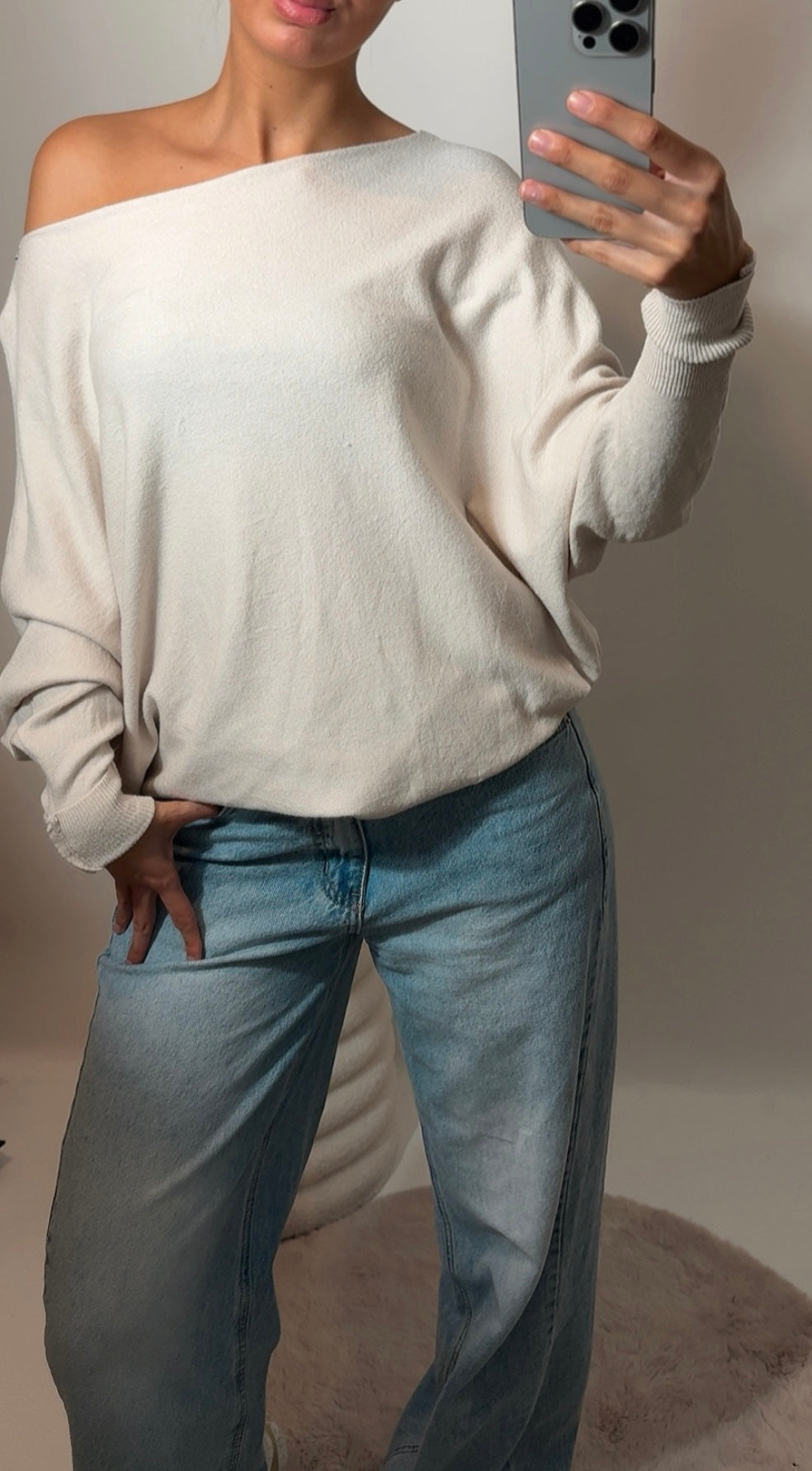 Elise trui beige