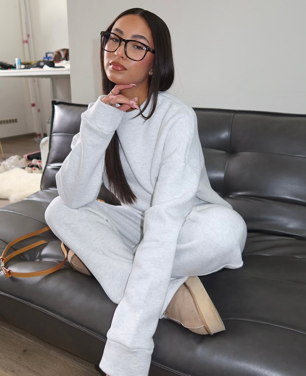 BLANC SWEAT TRACKSUIT – MELANGE GRAY
