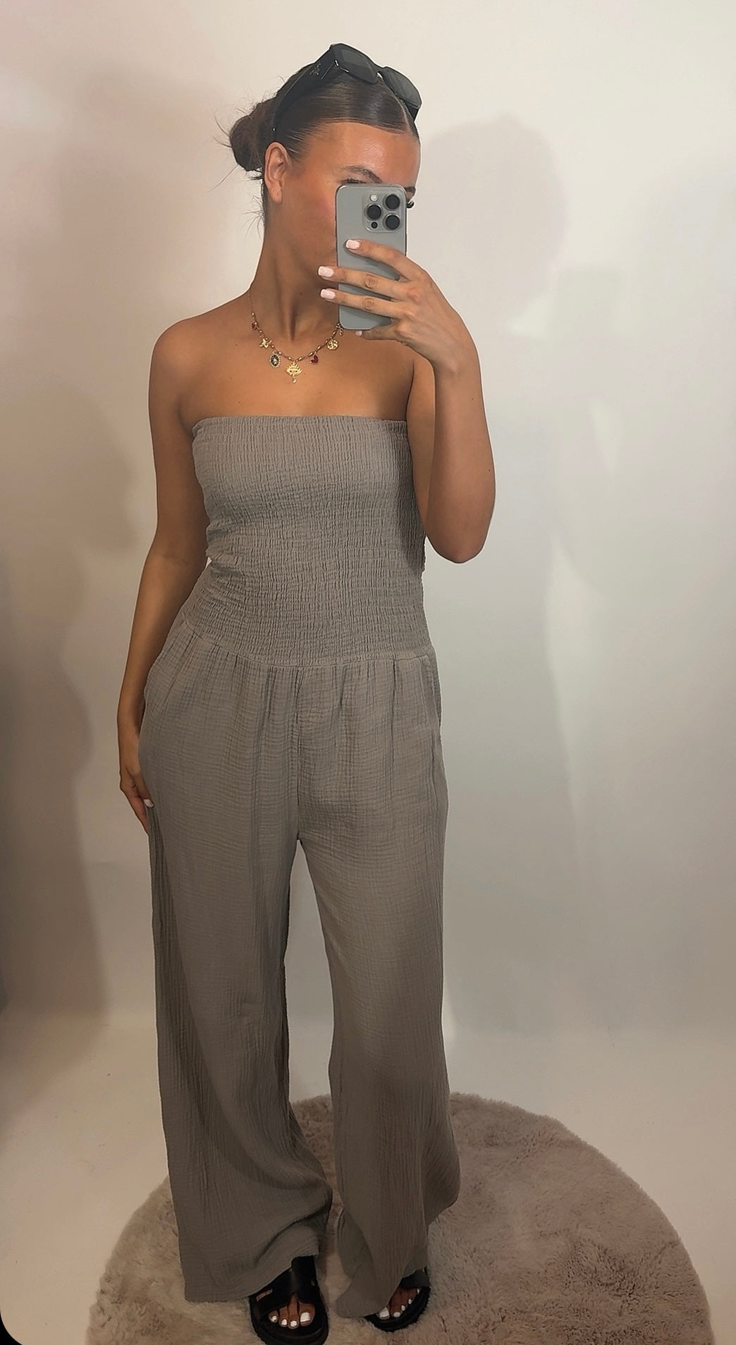 Noza jumpsuit - taupe