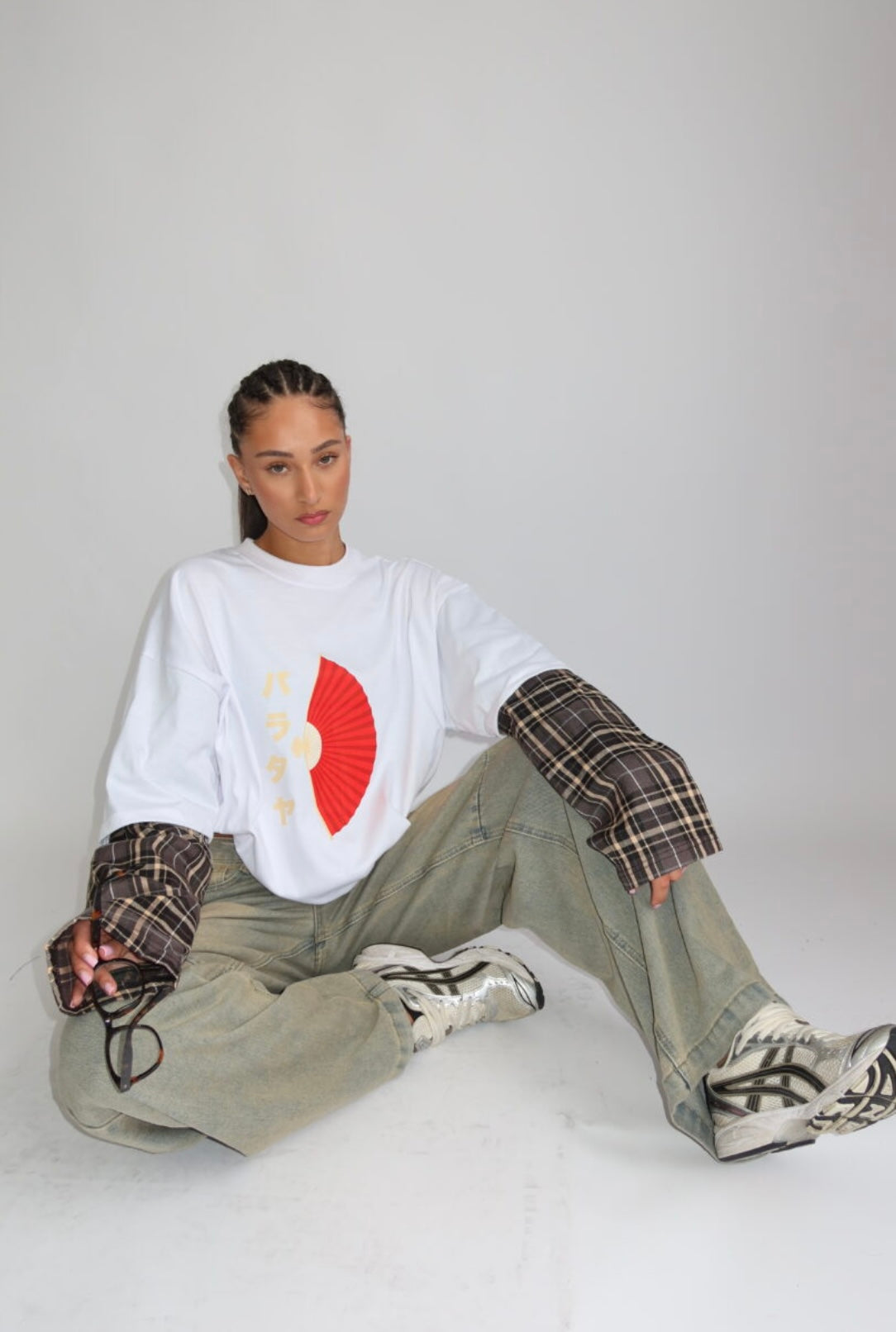 PRIORITY – TOKYO COLLECTION AW25 – OVERSIZED BLOUSE LONGSLEEVE – WHITE