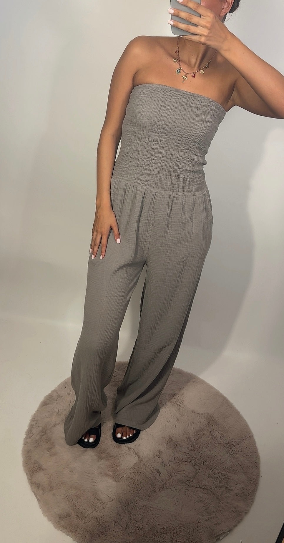 Noza jumpsuit - taupe