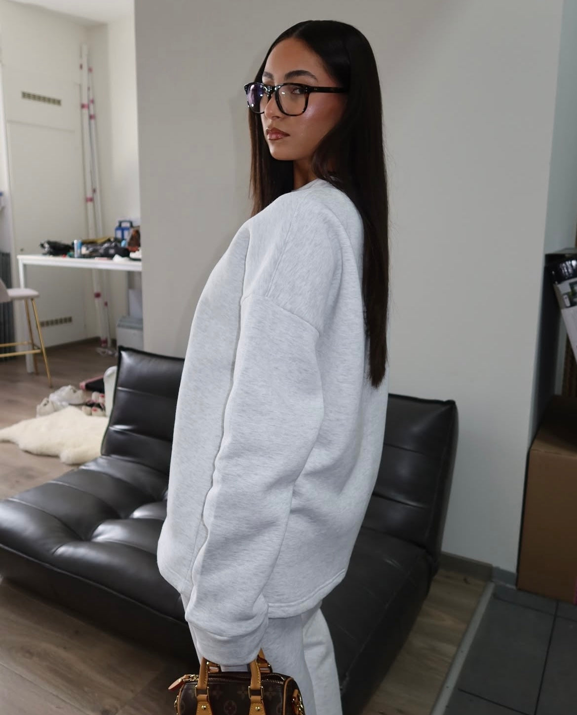 BLANC SWEAT TRACKSUIT – MELANGE GRAY