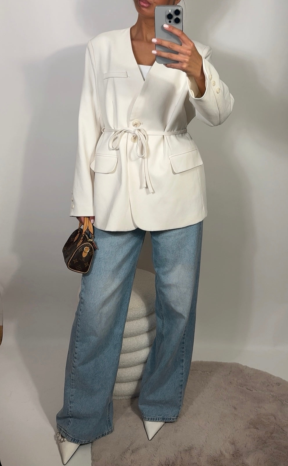 Kiana blazer - wit