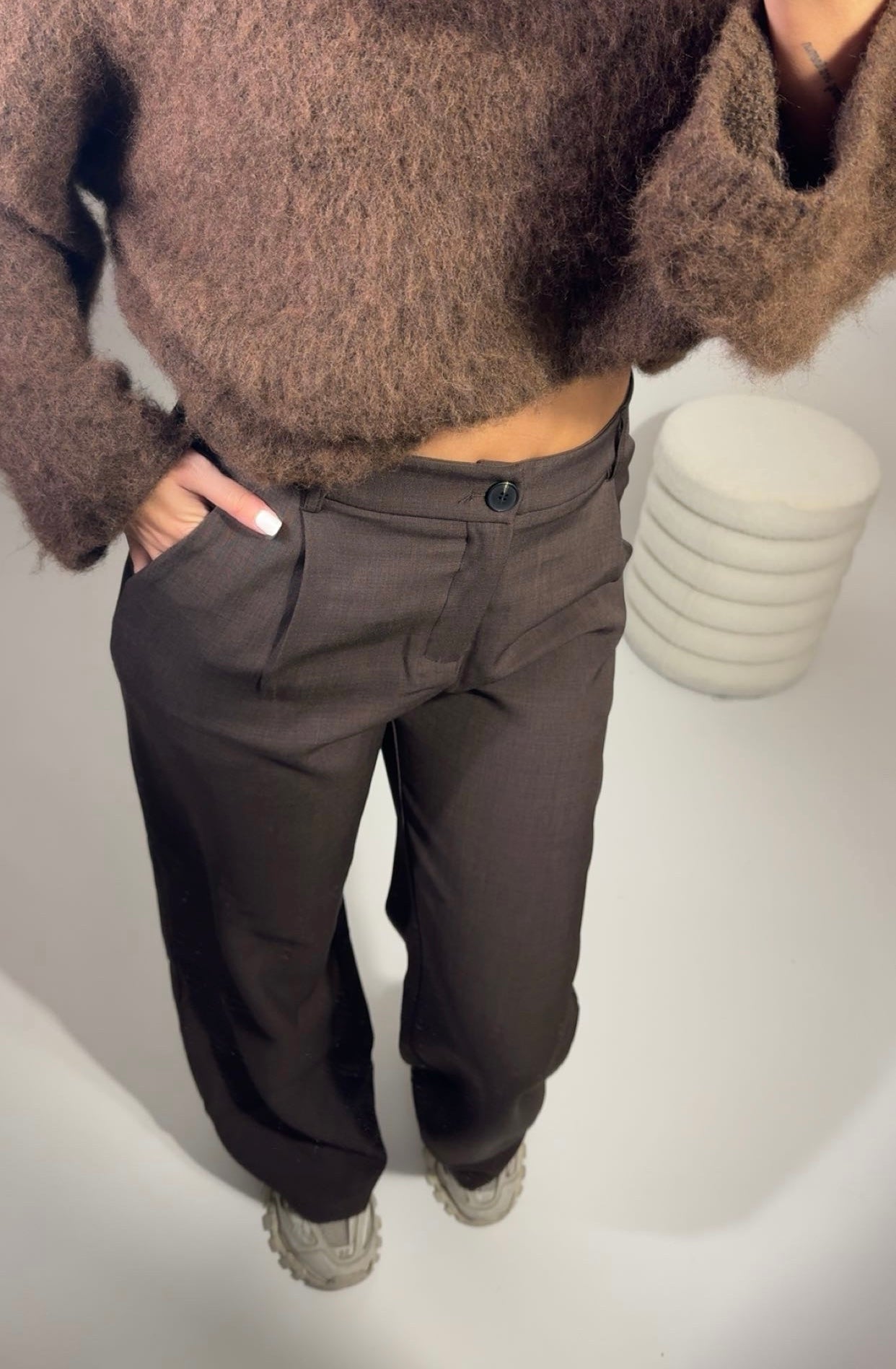 Ina pantalon- bruin