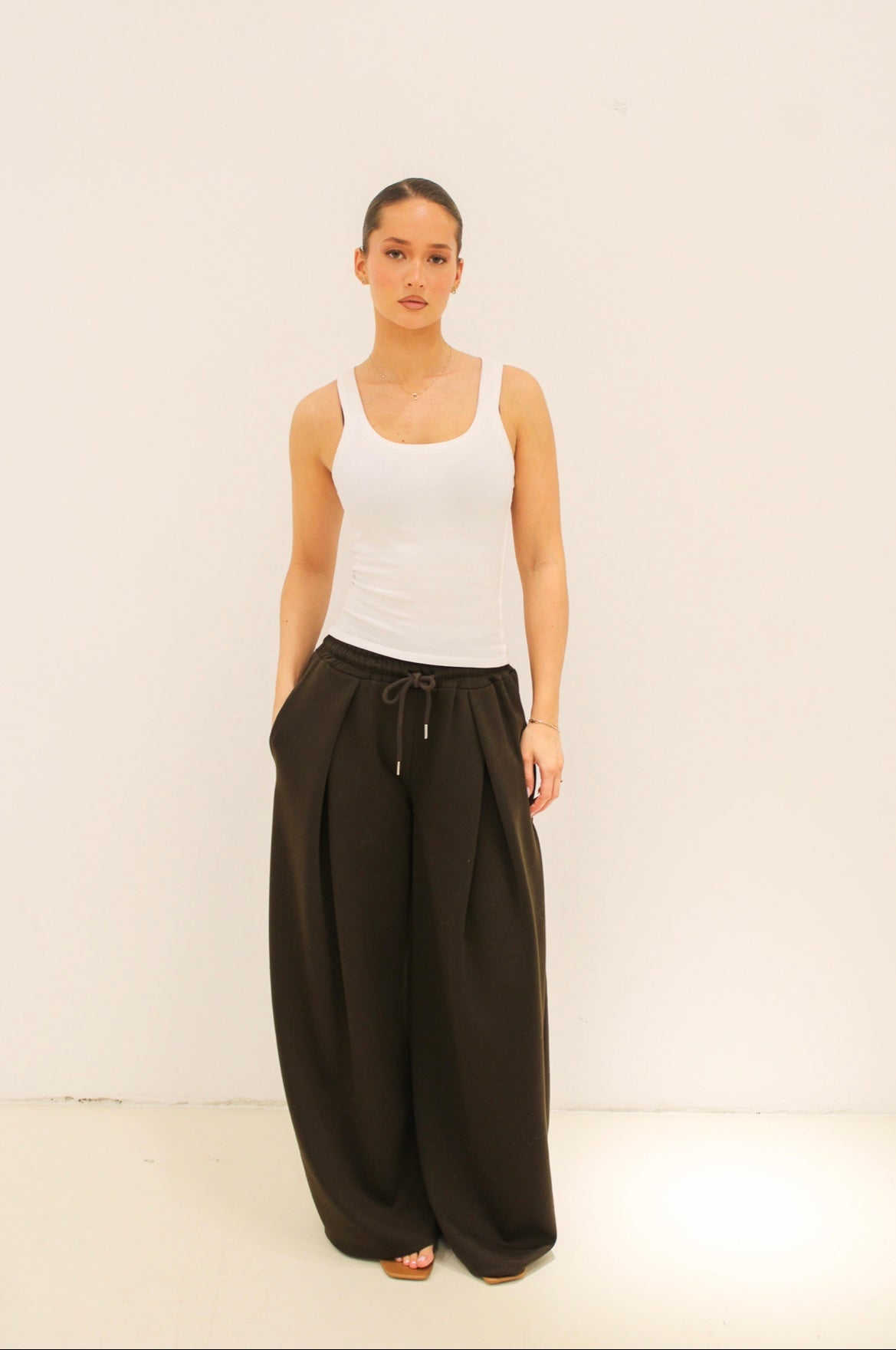 Barrel jogger - Brown