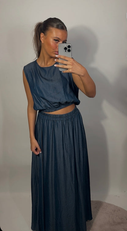 Carlijn set - denim blue