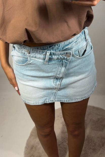Pip denim skirt - licht