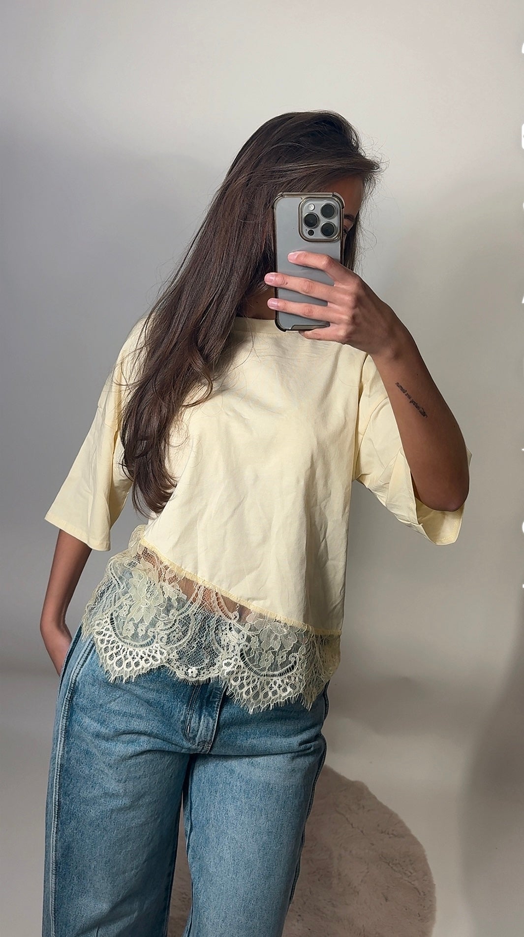Riley top - butteryellow