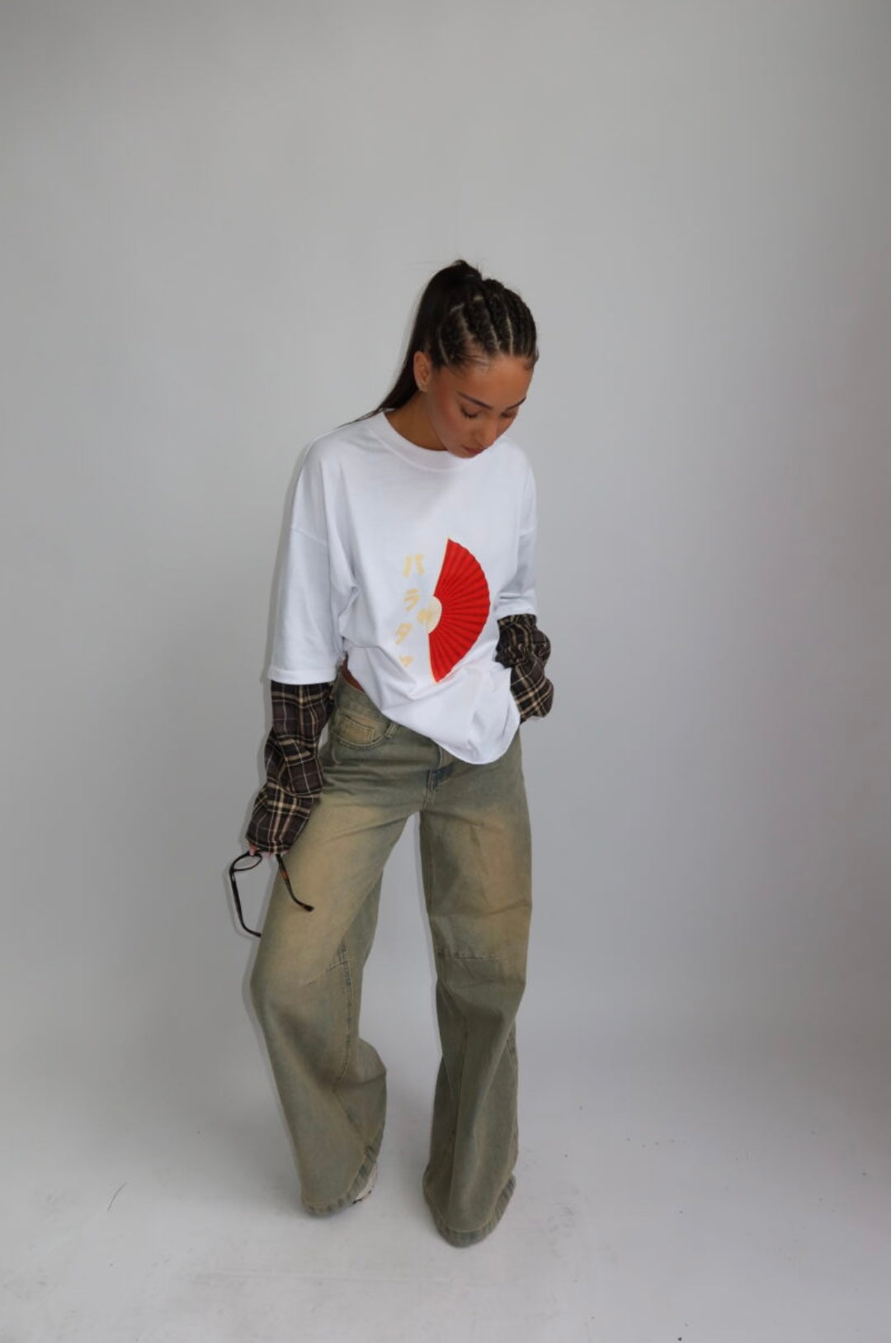 PRIORITY – TOKYO COLLECTION AW25 – OVERSIZED BLOUSE LONGSLEEVE – WHITE