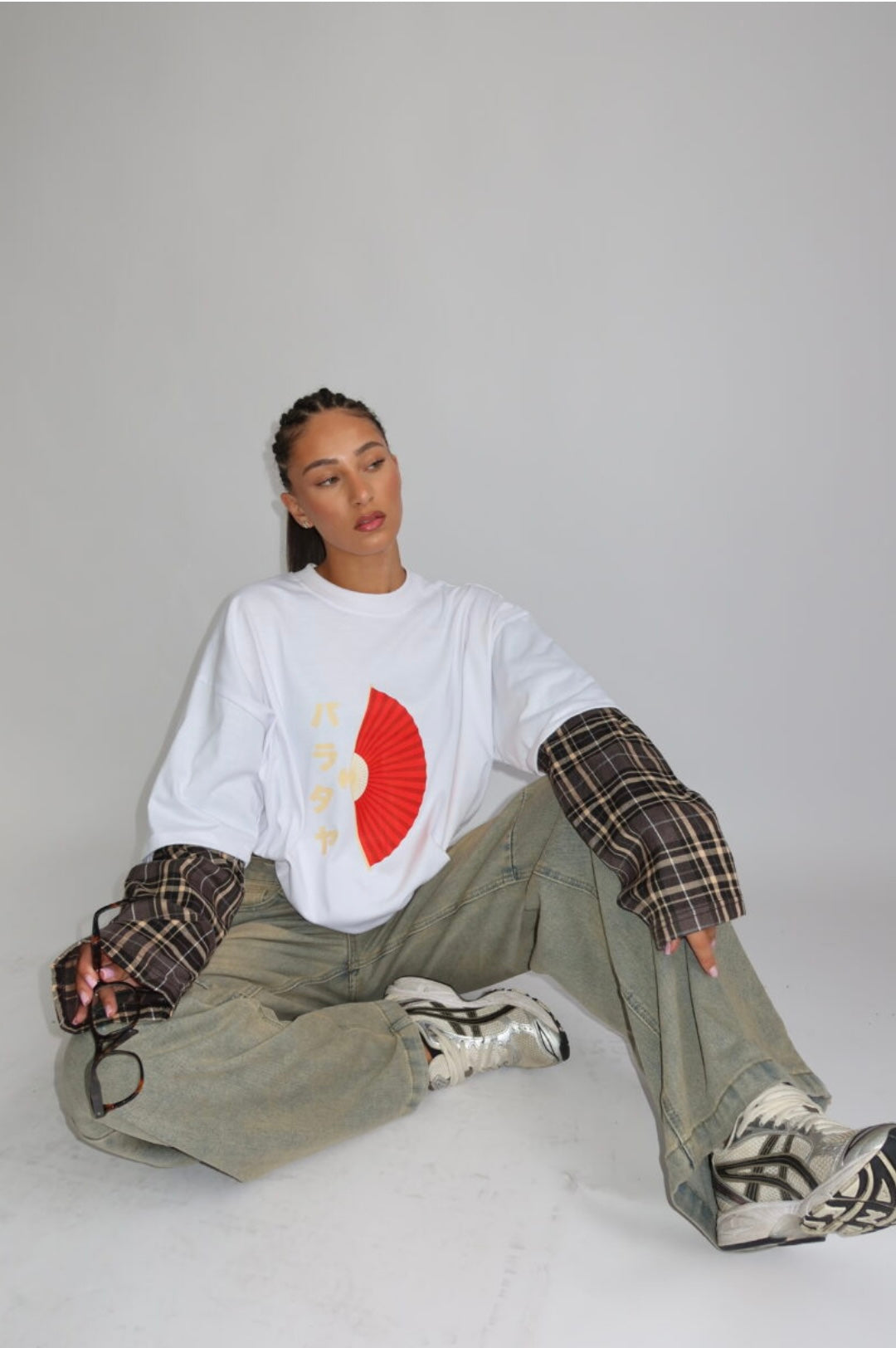 PRIORITY – TOKYO COLLECTION AW25 – OVERSIZED BLOUSE LONGSLEEVE – WHITE