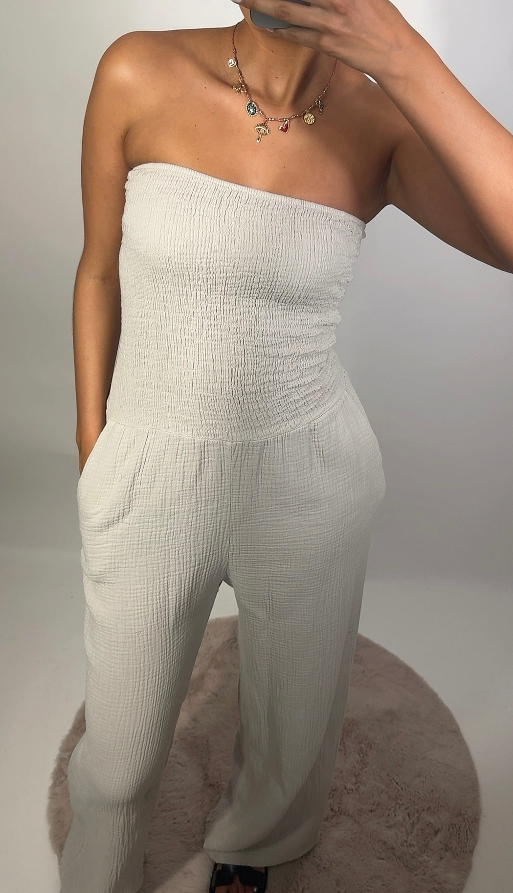 Noza jumpsuit - Beige